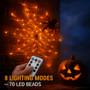 Spider Web Light with Hairy Spider - 3.28ft Decor by LJGDeals