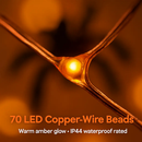 Spider Web Light with Hairy Spider - 3.28ft Decor by LJGDeals