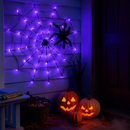 Spider Web Light with Hairy Spider - 3.28ft Decor by LJGDeals