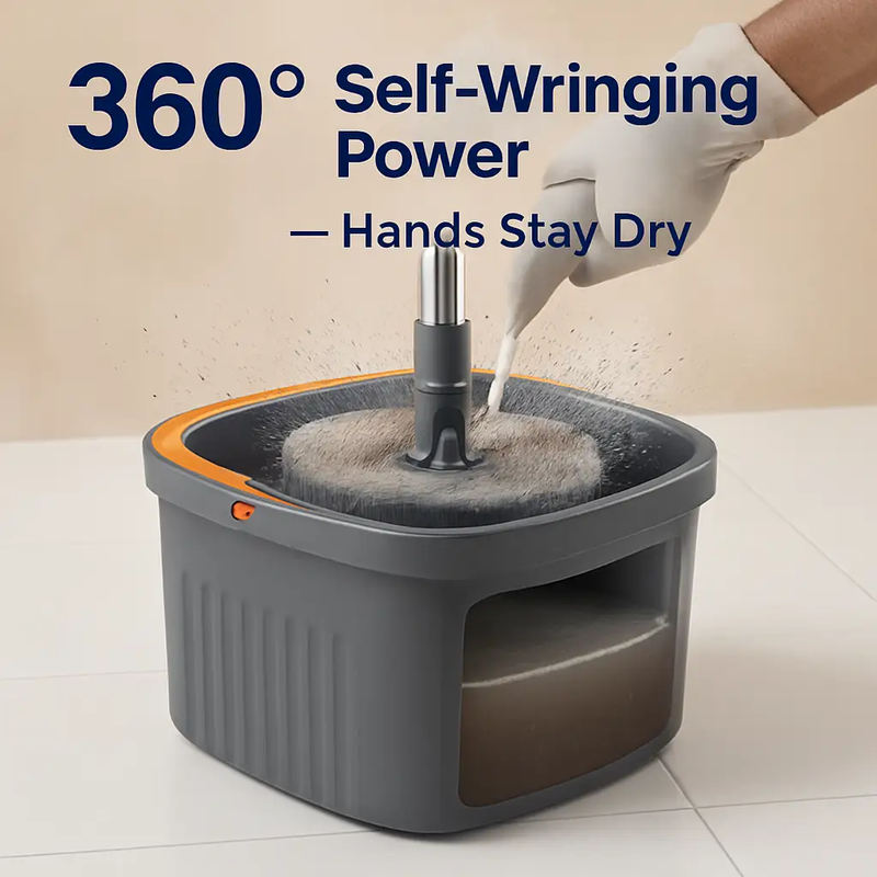 Spin Mop and Bucket System for Home Cleaning, photo 2 of 8