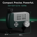 Sprinkler Timer with Dual Zones for Garden Irrigation by LJGDeals