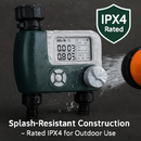 Sprinkler Timer with Dual Zones for Garden Irrigation by LJGDeals
