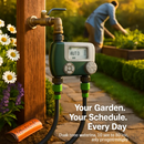 Sprinkler Timer with Dual Zones for Garden Irrigation by LJGDeals