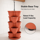 5-Tier Vertical Stackable Garden Planter Tower by LJGDeals