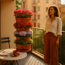 5-Tier Vertical Stackable Garden Planter Tower by LJGDeals