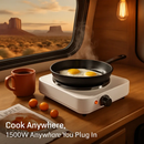 Electric Single Burner Hot Plate with Adjustable Temperature by LJGDeals