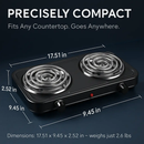 Compact Portable Burner Stove for Countertop Cooking by LJGDeals