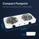 Compact Portable Burner Stove for Countertop Cooking by LJGDeals