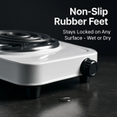 Compact Portable Burner Stove for Countertop Cooking by LJGDeals
