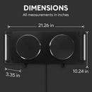 Electric Dual Burner Portable Hot Plate - Compact by LJGDeals