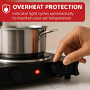 Electric Dual Burner Portable Hot Plate - Compact by LJGDeals