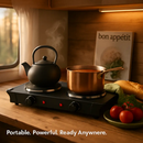 Electric Dual Burner Portable Hot Plate - Compact by LJGDeals