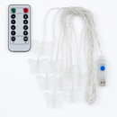 Butterfly Curtain String Lights Colorful LED Fairy Lamps by LJGDeals