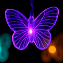 Butterfly Curtain String Lights Colorful LED Fairy Lamps by LJGDeals