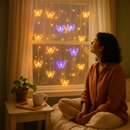 Butterfly Curtain String Lights Colorful LED Fairy Lamps by LJGDeals