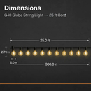 Decorative Globe String Lights for Outdoor Patio by LJGDeals