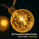 32.8Feet Globe String Lights Battery Powered Waterproof Decorative Fairy Lamp with 8 Lighting Modes Remote Control for Garden Lawn Patio by LJGDeals