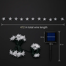 Solar Powered String Lights Fairy Star Lamps by LJGDeals