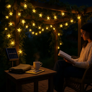 Solar Powered String Lights Fairy Star Lamps by LJGDeals