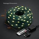 330FT 1000LED String Lights Outdoor Christmas Decoration Lights with Remote IP44 Waterproof 8 Lighting Modes 8 Brightness Timer Plug In Fairy Light Xm by LJGDeals