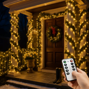 330FT 1000LED String Lights Outdoor Christmas Decoration Lights with Remote IP44 Waterproof 8 Lighting Modes 8 Brightness Timer Plug In Fairy Light Xm by LJGDeals