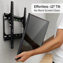 TV Wall Mount Tilt Dual Arm TV Mount Brackets Maximum VESA 400x400mm For 26-55in TVs by LJGDeals