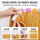 Grass Table Skirt - Tropical Luau Decor for Tables by LJGDeals