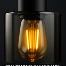 Touch Control Table Lamp with Glass Shade by LJGDeals