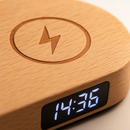 Bedside Table Lamp with Touch Control and Clock by LJGDeals