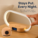 Bedside Table Lamp with Touch Control and Clock by LJGDeals
