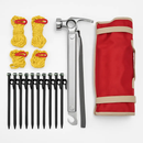 Tent Stakes Camping Hammer Tent Pegs Set for Tents by LJGDeals