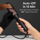 3-in-1 Thermal Hair Brush: Curler, Straightener & Comb by LJGDeals