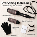 3-in-1 Thermal Hair Brush: Curler, Straightener & Comb by LJGDeals