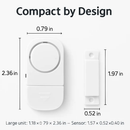 Wireless Window Door Magnet Alarms Magnetic Sensor Security Burglar Alarm For Kid Safety w/ Batteries by LJGDeals