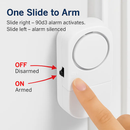 Wireless Window Door Magnet Alarms Magnetic Sensor Security Burglar Alarm For Kid Safety w/ Batteries by LJGDeals