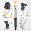 6-in-1 Multi Tool Survival Kit Shovel Knife Axe Saw Nail Puller w/ Pouch Outdoor Gear Camping by LJGDeals