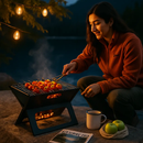 Portable BBQ Barbecue Grill Foldable Charcoal Grill Camping Garden Outdoor Travel by LJGDeals