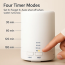 Mini Cool Mist Humidifier Ultrasonic Aroma Essential Oil Diffuser w/7 Color LED Lights 4 Timer Settings for Office Home Room Vehicle Study Yoga Spa by LJGDeals