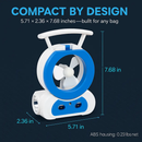 Desk Cooling Fan with LED Lamp and Emergency Light by LJGDeals