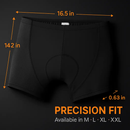 Men\'s Cycling Underwear Shorts 3D Padded Bike Underwear Shorts Breathable Moisture Absorbing Quick Dry by LJGDeals