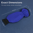 Ice Scraper Glove Car Windshield Snow Scraper Remover Glove Lined of Fleece Winter Ice Scraper Mitt Keep Warm by LJGDeals