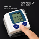 Blood Pressure Monitor Wrist Digital High Blood Pressure Cuff Heartbeat Tester w/ 60 Reading Memory 1.8 Inches LCD Screen Storage Box by LJGDeals