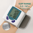Blood Pressure Monitor Wrist Digital High Blood Pressure Cuff Heartbeat Tester w/ 60 Reading Memory 1.8 Inches LCD Screen Storage Box by LJGDeals