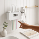 Toothbrush Holder Rack with Toothpaste Dispensers & Cups by LJGDeals