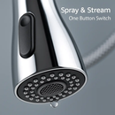 Touch Sensor Faucet with Pull-Out Spout, Hot and Cold Water by LJGDeals