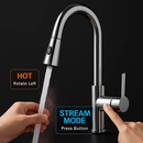 Touch Sensor Faucet with Pull-Out Spout, Hot and Cold Water by LJGDeals