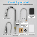 Touch Sensor Faucet with Pull-Out Spout, Hot and Cold Water by LJGDeals
