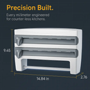Kitchen Roll Dispenser for Clean, Easy Paper Storage by LJGDeals