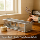 Dual Door Rat Trap Cage: Humane Live Trap for Mice & Rodents by LJGDeals