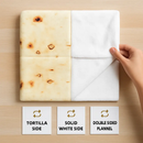 Burrito Tortilla Throw Blanket for Cozy Home Use by LJGDeals